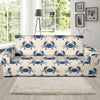 Crab Pattern Print Design 02 Sofa Slipcover