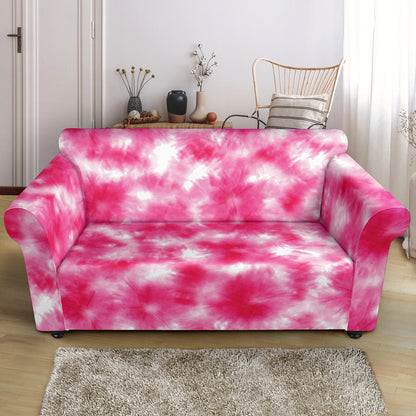 Tie Dye Pink Print Design LKS304 Loveseat Couch Slipcover