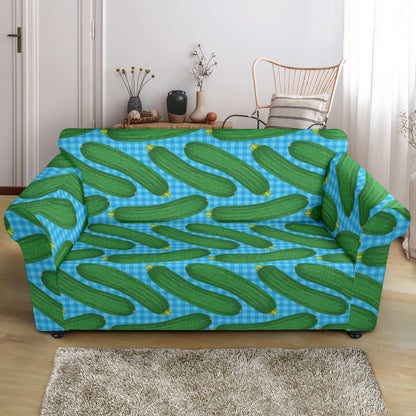 Zucchini Print Design LKS301 Loveseat Couch Slipcover