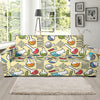 Chemical Pattern Print Design 04 Sofa Slipcover