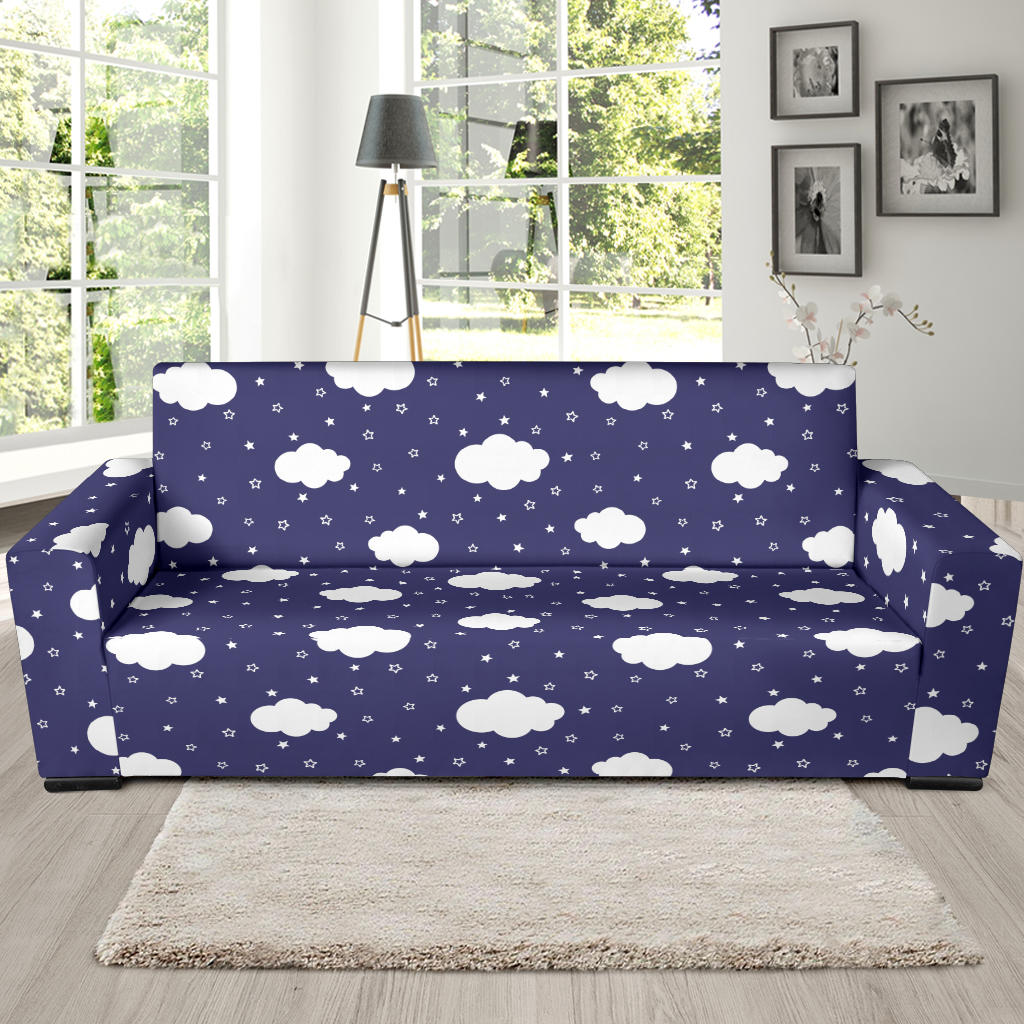 Cloud Pattern Print Design 03 Sofa Slipcover