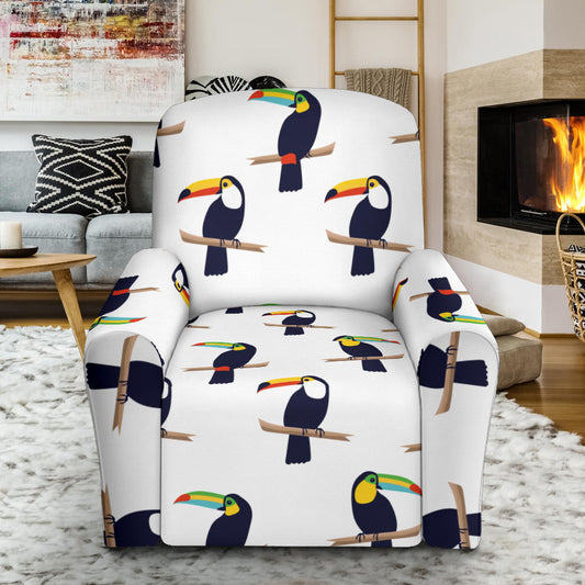 Toucan Print Design LKS305 Recliner Slipcover with Pocket