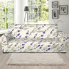 Lavender Pattern Print Design 01 Sofa Slipcover