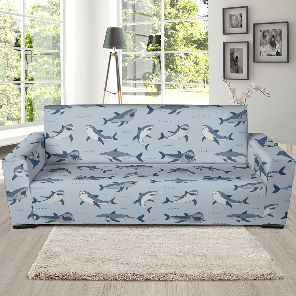 Shark Print Design LKS304 Sofa Slipcover