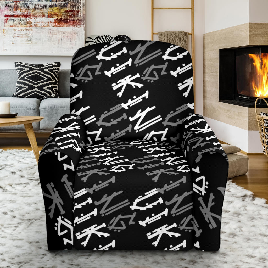 Vikings Print Design LKS306 Recliner Slipcover with Pocket