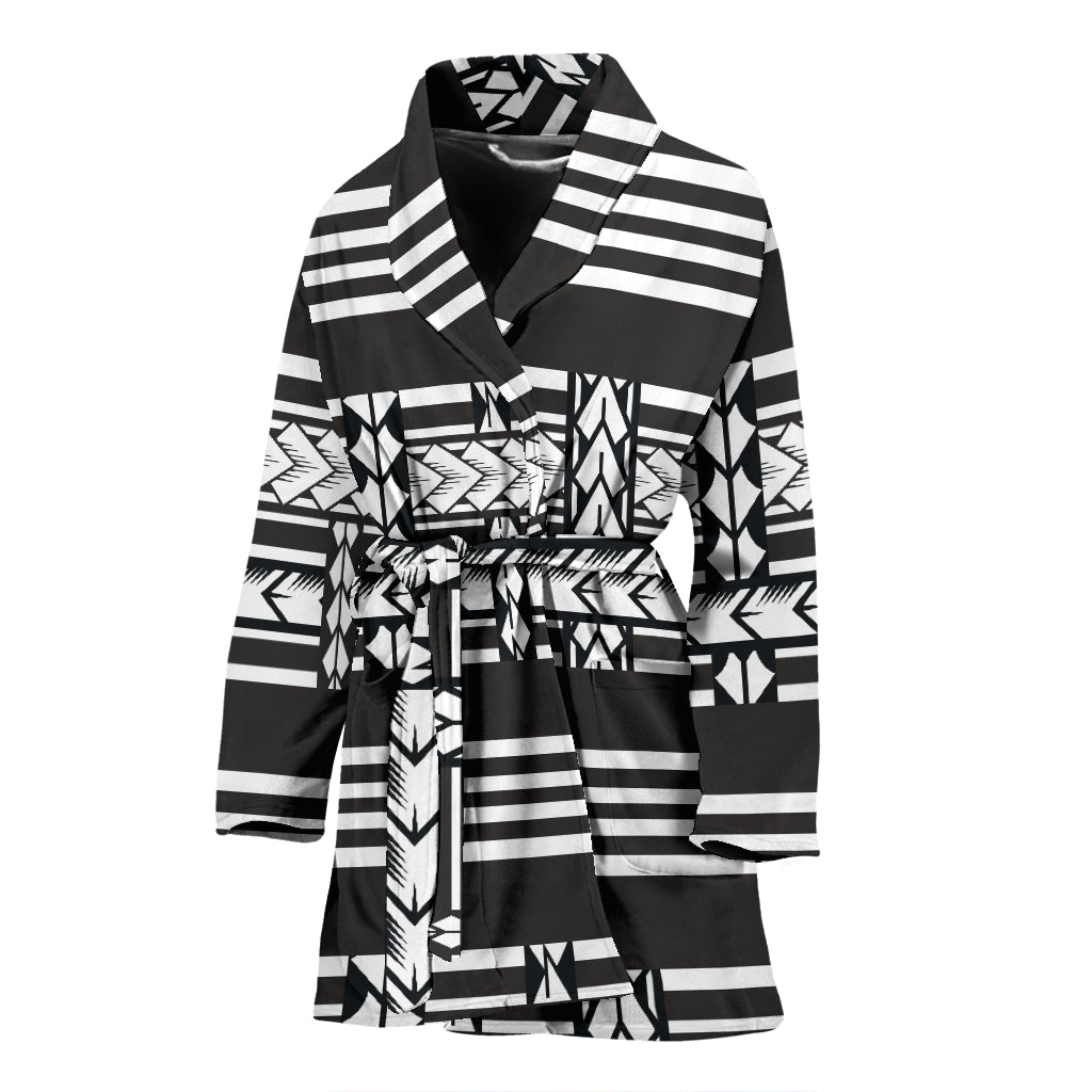 Samoan Tattoo Print Design LKS304 Women Bathrobe