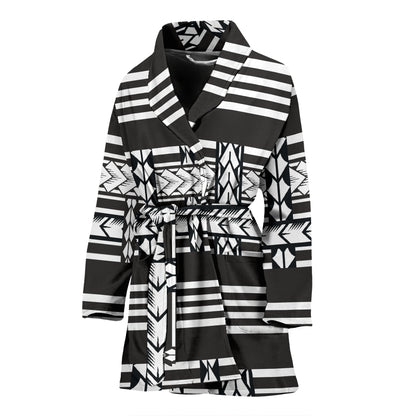 Samoan Tattoo Print Design LKS304 Women Bathrobe