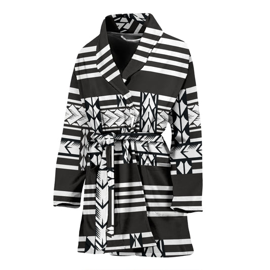 Samoan Tattoo Print Design LKS304 Women Bathrobe