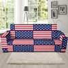 Patriotic US Flag Pattern Print Design A03 Sofa Slipcover