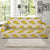 Pizza Pattern Print Design A04 Sofa Slipcover