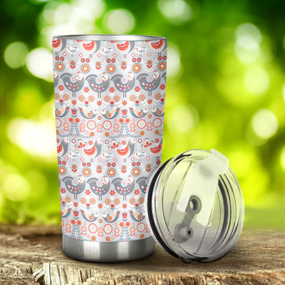 Swedish Nordic Design Print Tumbler