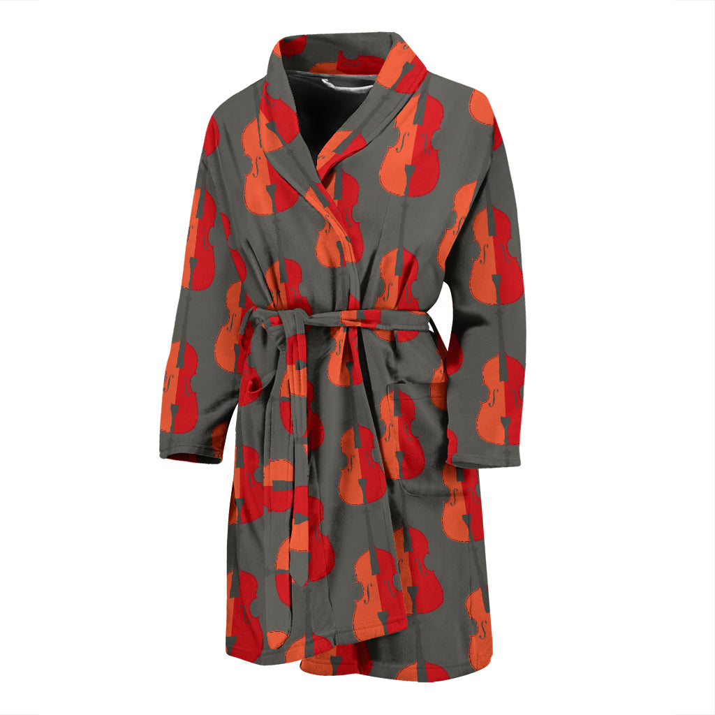 Cello Print Design LKS401 Men Bathrobe