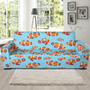 Clownfish Pattern Print Design 01 Sofa Slipcover