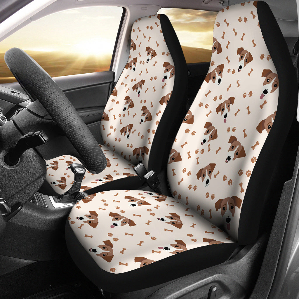 Russell Terriers Paw Print Design LKS303 Car Seat Covers
