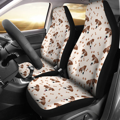 Russell Terriers Paw Print Design LKS303 Car Seat Covers
