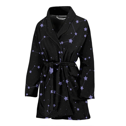 Star Print Design LKS303 Women Bathrobe