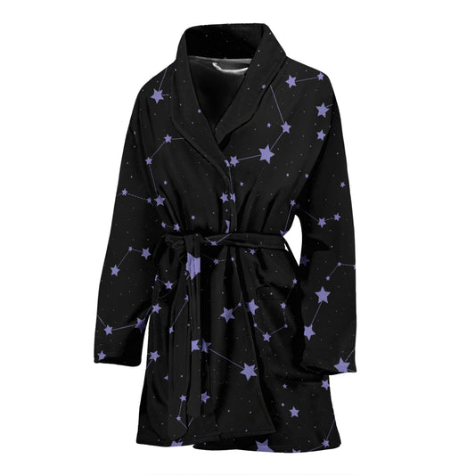 Star Print Design LKS303 Women Bathrobe