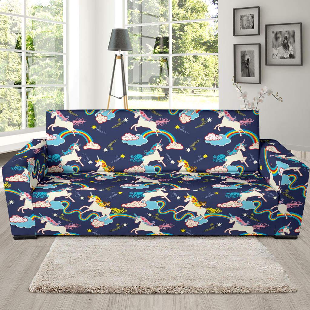 Unicorn Print Design LKS304 Sofa Slipcover