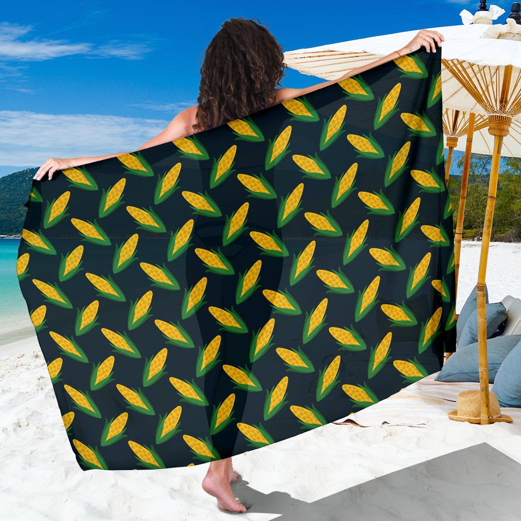 Corn Pattern Print Design 02 Sarong Pareo Wrap