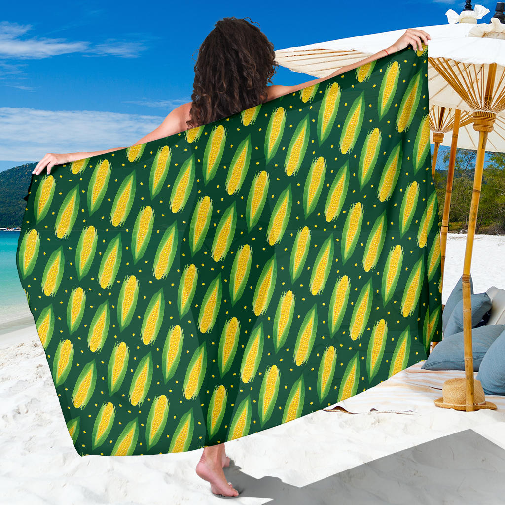Corn Pattern Print Design 03 Sarong Pareo Wrap