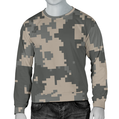 ACU Digital Camouflage Men Long Sleeve Sweatshirt