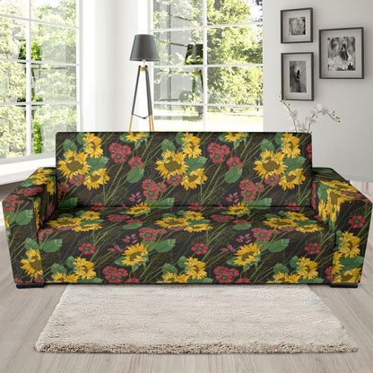 Sunflower Print Design LKS303 Sofa Slipcover