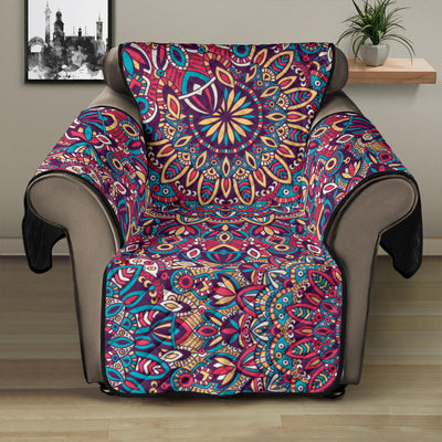 Boho Pattern Print Design 05 Recliner Cover Protector