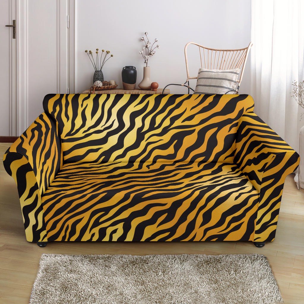 Tiger Print Design LKS302 Loveseat Couch Slipcover