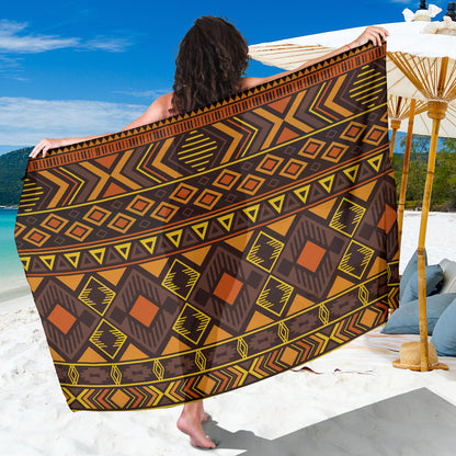 Navajo Pattern Print Design A06 Sarong Pareo Wrap