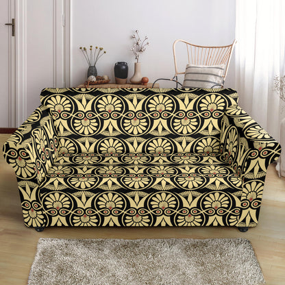 Ancient Greek Print Design LKS3014 Loveseat Couch Slipcover