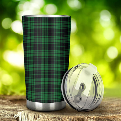 Green Tartan Plaid Pattern Tumbler
