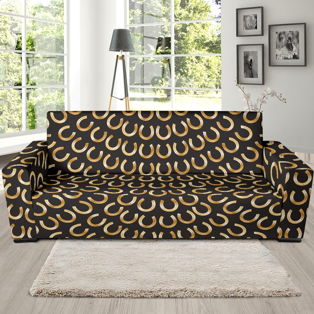 Horseshoe Print Design LKS304 Sofa Slipcover