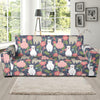 Alpaca Pattern Print Design 03 Sofa Slipcover