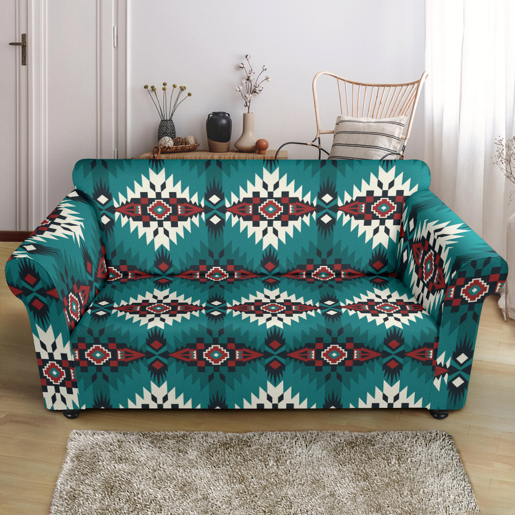 Southwest Pattern Print Design LKS308 Loveseat Couch Slipcover
