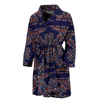 Bandana Print Design LKS3012 Men Bathrobe