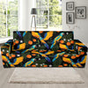 Macaw Pattern Print Design 03 Sofa Slipcover