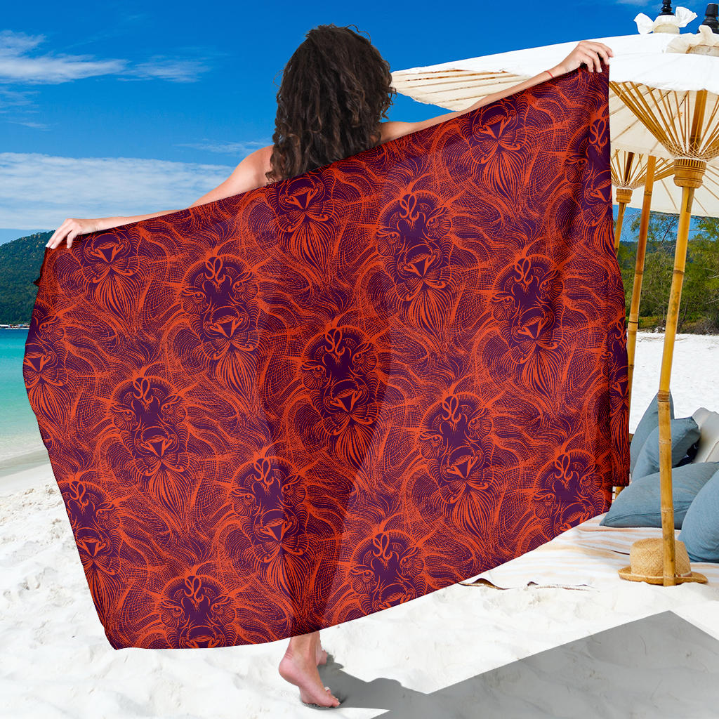Leo Pattern Print Design 01 Sarong Pareo Wrap