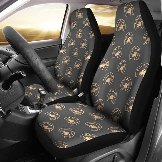 Horseshoe Print Design LKS306 Car Seat Covers