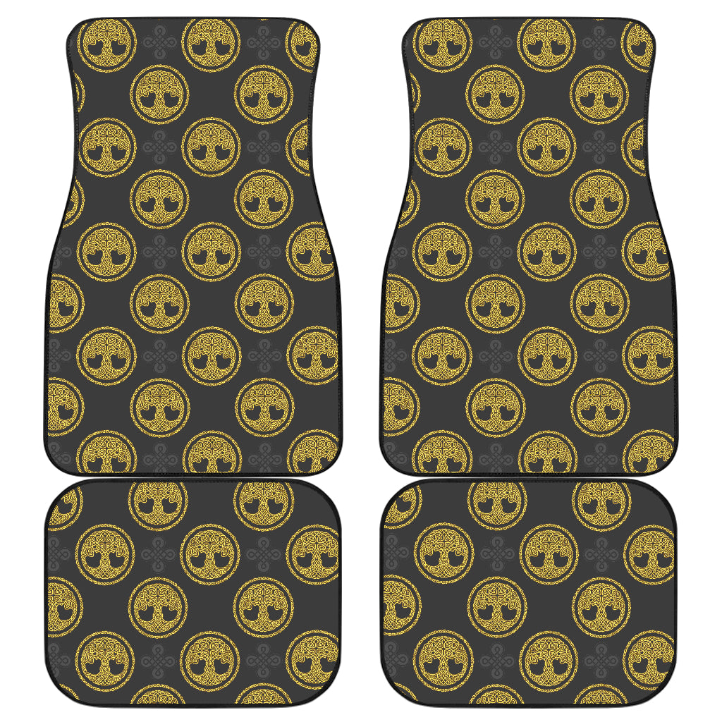 Celtic Tree of Life Design Car Floor Mats Front Back