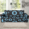 Cryptocurrency Pattern Print Design 02 Sofa Slipcover