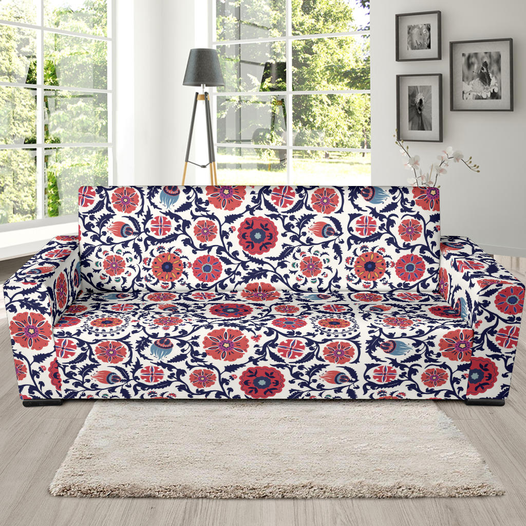 Suzani Print Design LKS304 Sofa Slipcover
