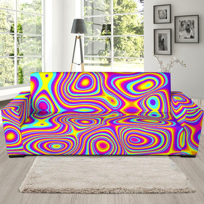 Liquid Pattern Print Design 06 Sofa Slipcover