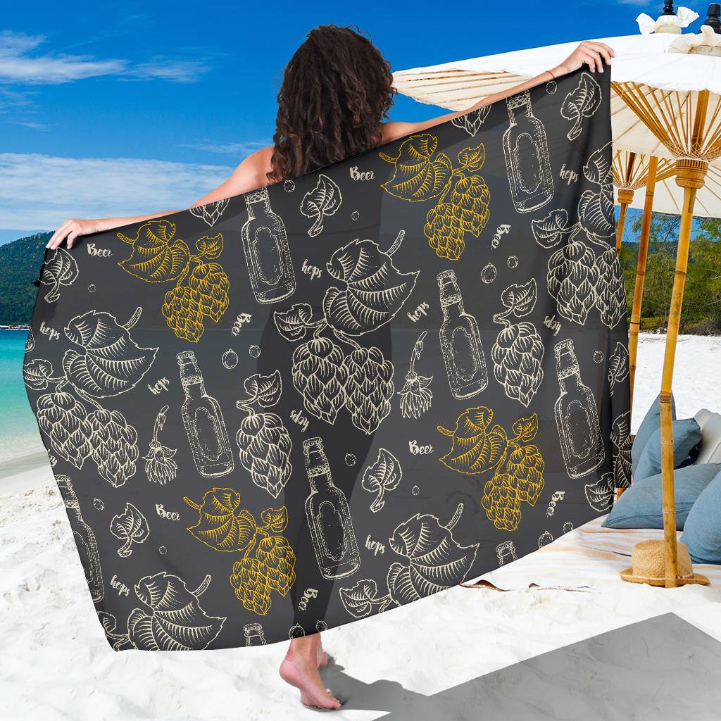 Hope Pattern Print Design 01 Sarong Pareo Wrap