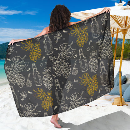 Hope Pattern Print Design 01 Sarong Pareo Wrap