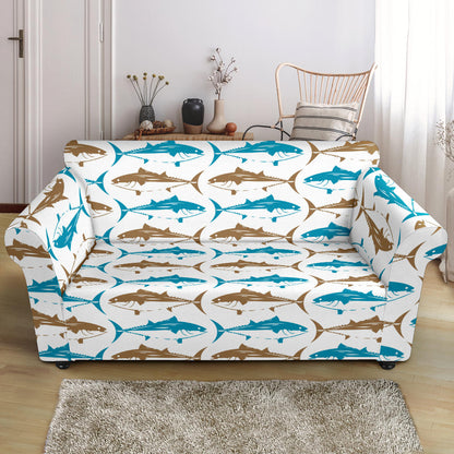 Tuna Fish Print Design LKS301 Loveseat Couch Slipcover