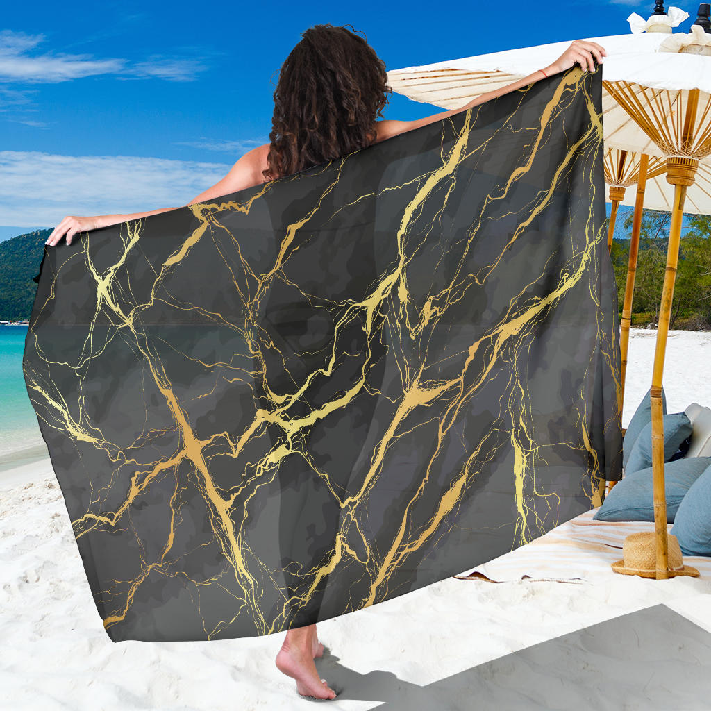 Marble Pattern Print Design 02 Sarong Pareo Wrap