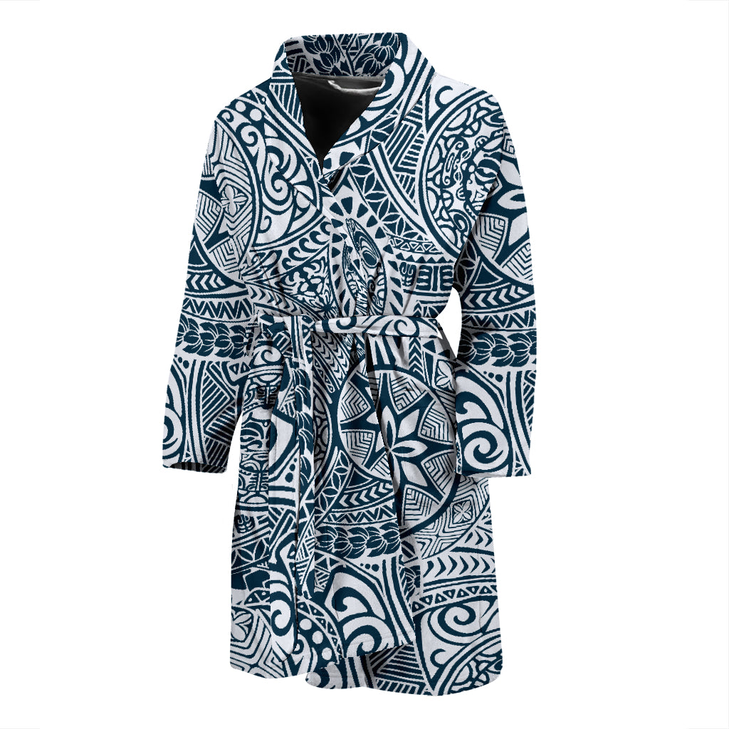 Samoan Pattern Print Design LKS306 Men Bathrobe