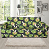 Artichoke Pattern Print Design 01 Sofa Slipcover