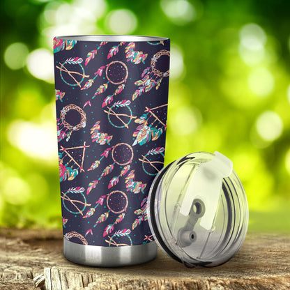 Boho Dream Catcher Colorful Tumbler