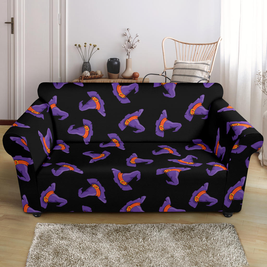 Witch Hat Print Design LKS304 Loveseat Couch Slipcover